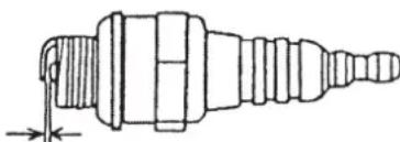 DOLMAR ME246.4 - DE BOUGIE CONTROLEREN - 1