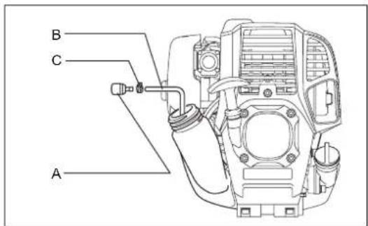 DOLMAR ME246.4 - Suction head in the fuel tank - 1