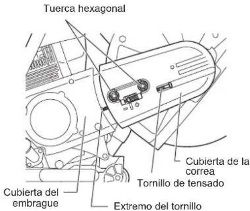 DOLMAR PC7614V - Cambio de la correa en V - 2