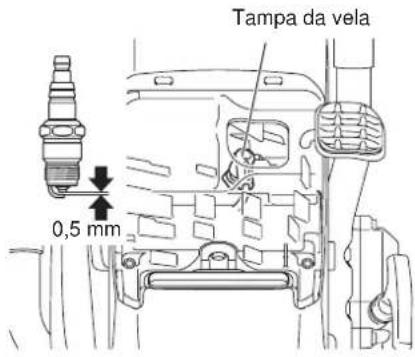 DOLMAR PC7614V - Manutenção da vela de ignição - 2