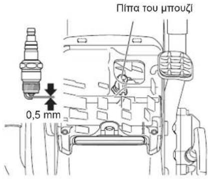 DOLMAR PC7614V - Συντήρηση μπουζί - 2