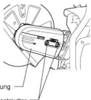 DOLMAR PC7614V - Montieren in Richtung B - 2