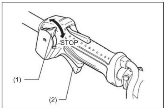 DOLMAR MH246.4D - VÉRIFICATION DE LA ROTATION À BAS RÉGIME - 1