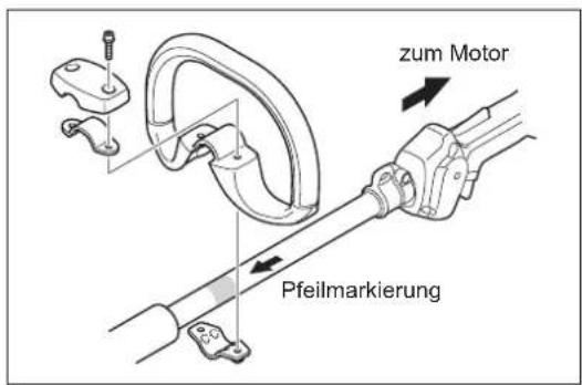 zum Motor Pfeilmarkierung