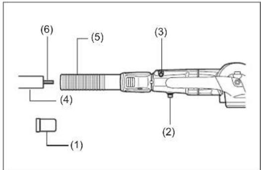 DOLMAR MH246.4D - FIXATION DE LA POIGNÉE (pour MH-246.4 D) - 1
