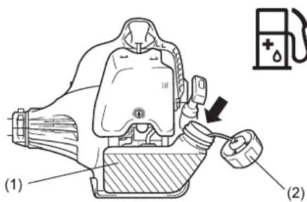 DOLMAR LT27 - The engine must be switched off. - 1