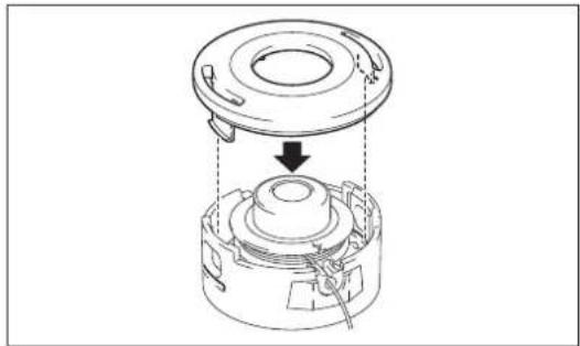 DOLMAR LT27 - Reemplazo del hilo de nylon - 6