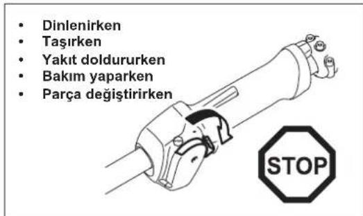DOLMAR LT27 - Yakit doldururken - 3