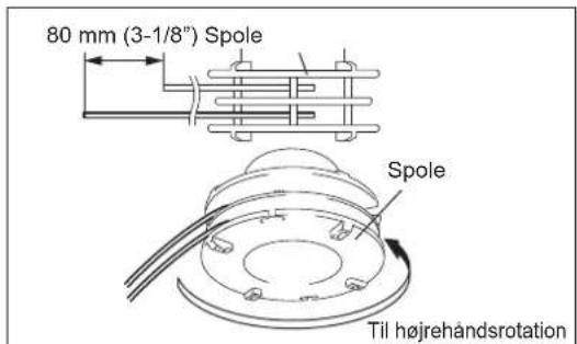 DOLMAR LT27 - Udskifting af nylonsnor - 3