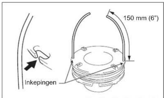 DOLMAR LT27 - De nylondraad verrangen - 4