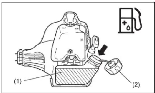 DOLMAR LT27 - Le moteur doit être coupé. - 1