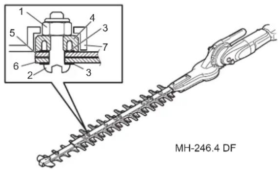 1 5 4 3 7 6 2 3 MH-246.4 DF