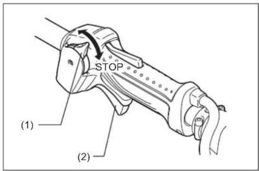 DOLMAR MH246.4DF - VÉRIFICATION DE LA ROTATION À BAS RÉGIME - 1