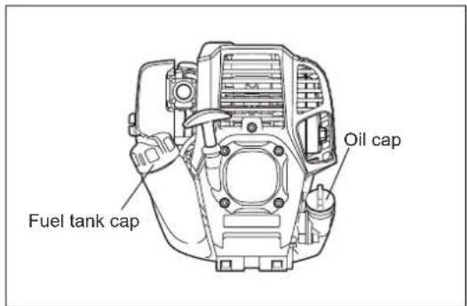 Fuel tank cap Oil cap