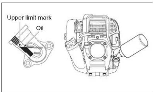 DOLMAR MS248.4C - Alternative draining method - 5