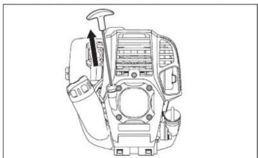 DOLMAR MS248.4C - A: Arranque en frio - 3