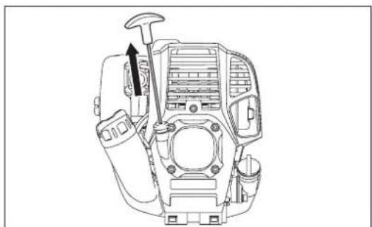 DOLMAR MS248.4C - 5) Operação de aquecimento - 1