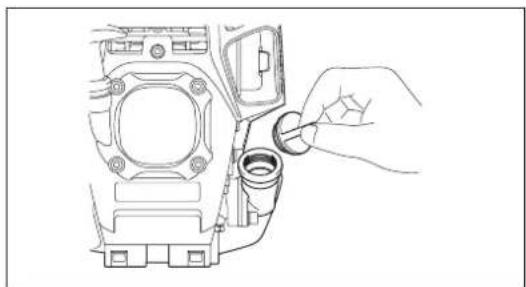 DOLMAR MS248.4C - Yag degisimiyle ilgili uyari 1: "Yag olcegi" - 3