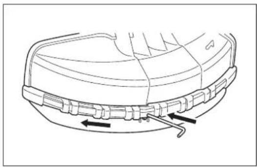 DOLMAR MS248.4C - Para el cabeza de corte de nylon (para el protector de tipo A) - 2