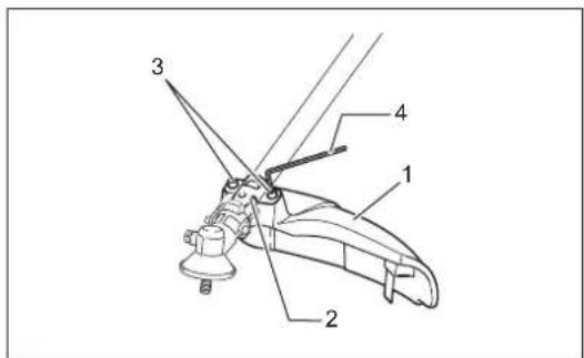 DOLMAR MS248.4C - For nylon cutting head (for type B protector) - 1