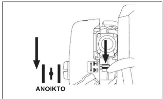DOLMAR MS248.4C - Σε καποιες φρόες, σπως το χειμώνα, nou η εκκίνησητου κίνητηρα εἰναι δύσκολη - 2