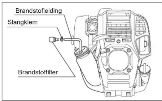 DOLMAR MS248.4C - HET BRANDSTOFFFILTER REINIGEN - 1