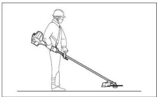 DOLMAR MS248.4C - Korrekte Körperhaltung - 1