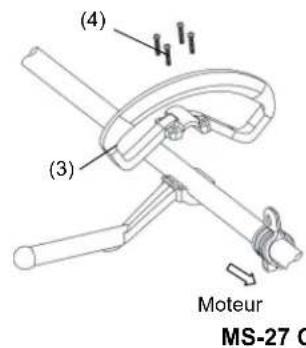 DOLMAR MS27U - Pour le modele a poignee fermée - 2