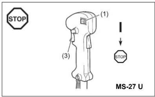 DOLMAR MS27U - Stoppen - 1