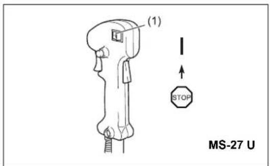 DOLMAR MS27U - Arranque en caliente para modelos con el asidero en forma de U - 1