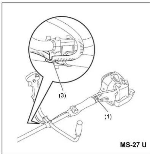 DOLMAR MS27U - Pour les modèles de poignée en U - 6