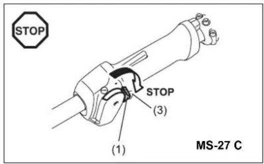 DOLMAR MS27U - Stoppen - 2