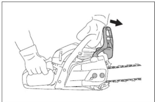 DOLMAR PS352TLC - Verificar a paragem do motor - 1