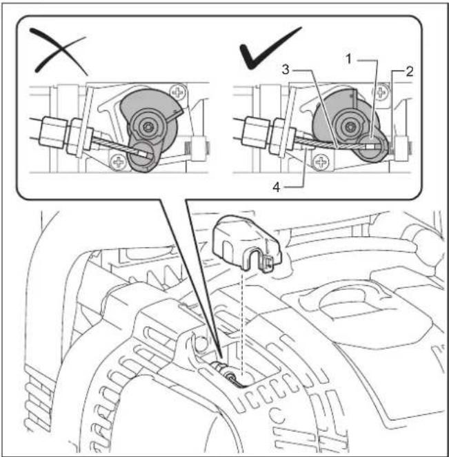 DOLMAR PB7660.4 - De gasklep controlleren - 1