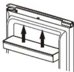 CANDY CFF 1854 DX - Positioning the door balconies - 2