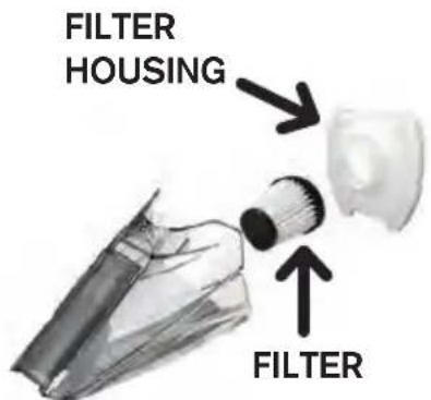 DIRT DEVIL Scorpion+ - FILTER REMOVAL AND REPLACEMENT - 2