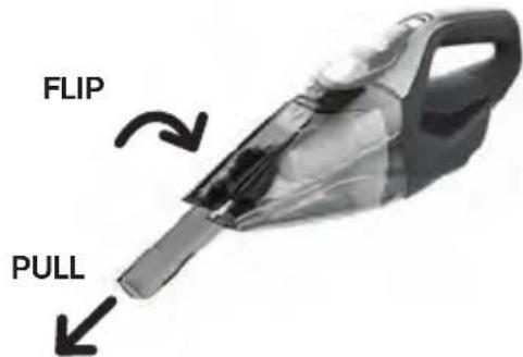 DIRT DEVIL Scorpion+ - QUICK FLIP™ CREVICE TOOL - 2