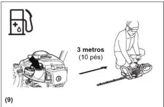 DOLMAR HT2360D - Reabastecimento de combustivel - 5