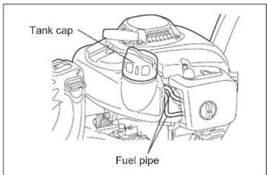 DOLMAR HT2360D - Replacing the tank cap - 1