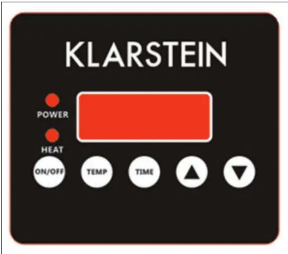 Klarstein Flintstone - Pannello di controllo - 1