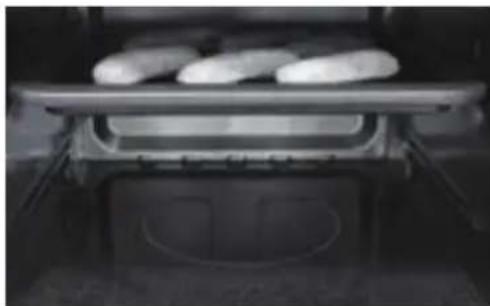 PANASONIC NNDS59NM - Placez les aliments sur le Plateau Grill - 1