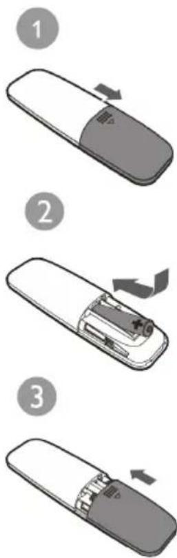 PANASONIC SCHTB150 - Mise en place de la pile - 1