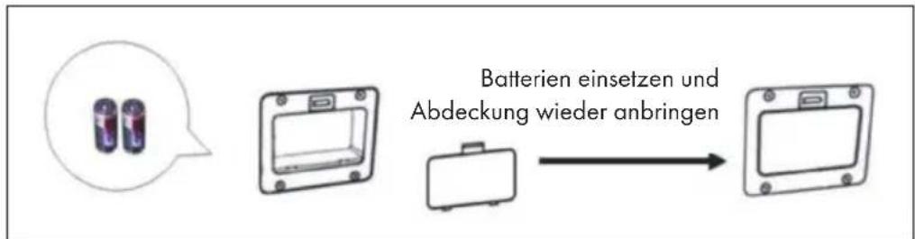 Klarstein Garonne - So legen Sie die Batterie ein (optional) - 1