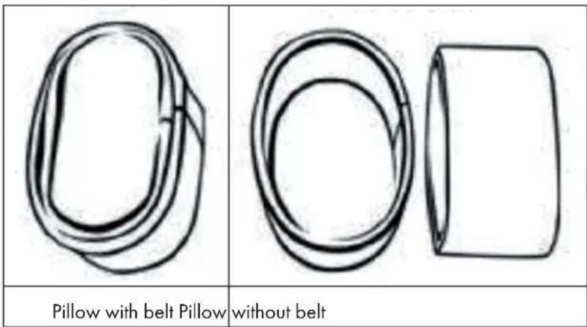 Klarstein Tokyo 2 - PILLOW AND BELT - 1