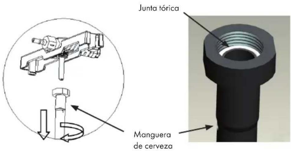 Klarstein Skal - Sustitución de la junta tórica de la manguera de cerveza - 1