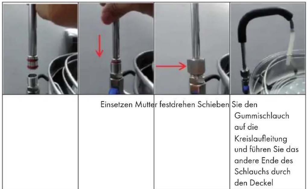 Klarstein Brauheld Pro - Einbau der Zirkulationsleitung - 1