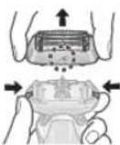 PANASONIC ESLS6A - ▶Removing the outer foil section - 1