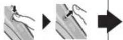 PANASONIC ESLS6A - ▶ Verrouillage du bouton de mise en marche - 1