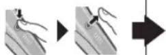 PANASONIC ESLS6A - ▶ Locking the power switch - 1