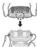 PANASONIC ESLS6A - ▶ Anbringen des Scherkopfes - 1